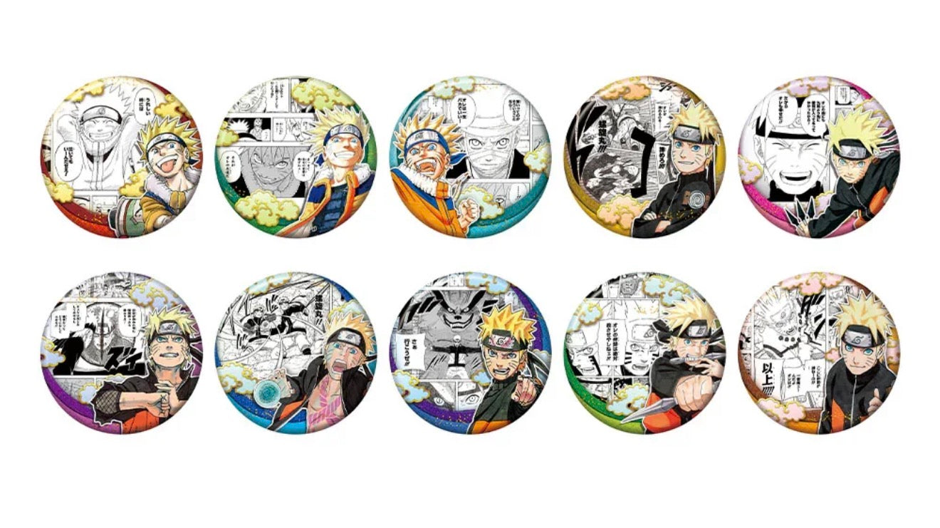 NARUTO- "HEROES" Collection Can Badge- Naruto Uzumaki