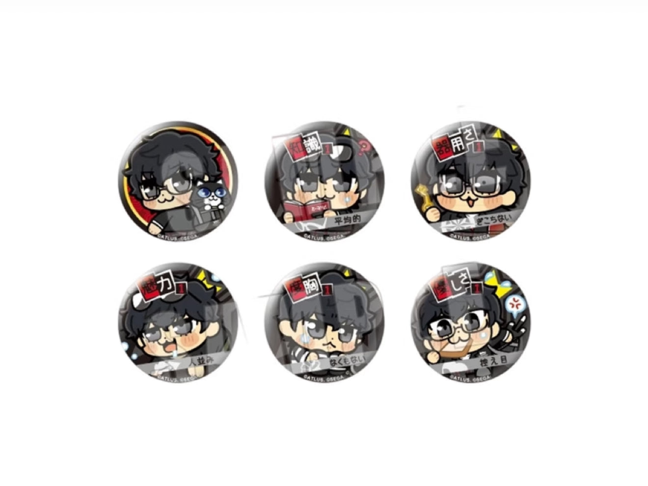 Ren Amamiya Badges Vol.1