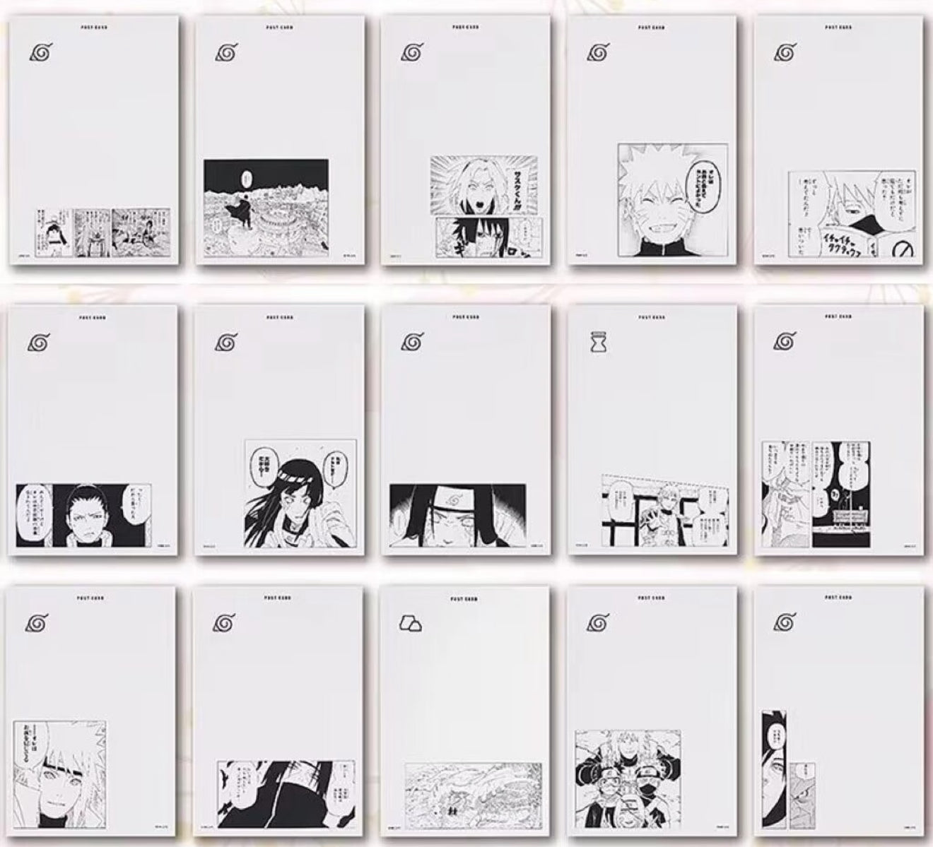 Naruto- Postcard Collection