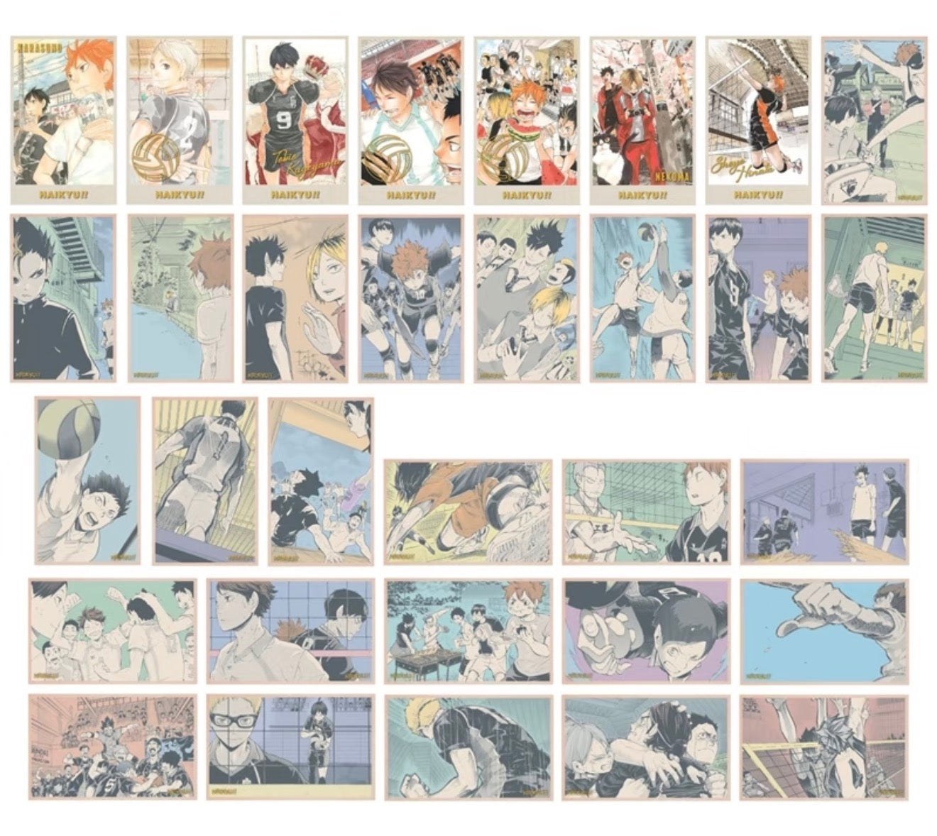 Haikyu!!- Original Art Memorial Card Collection Vol.1