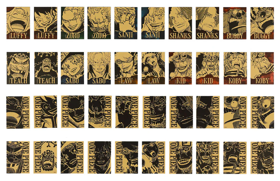ONE PIECE- Gold Card Collection