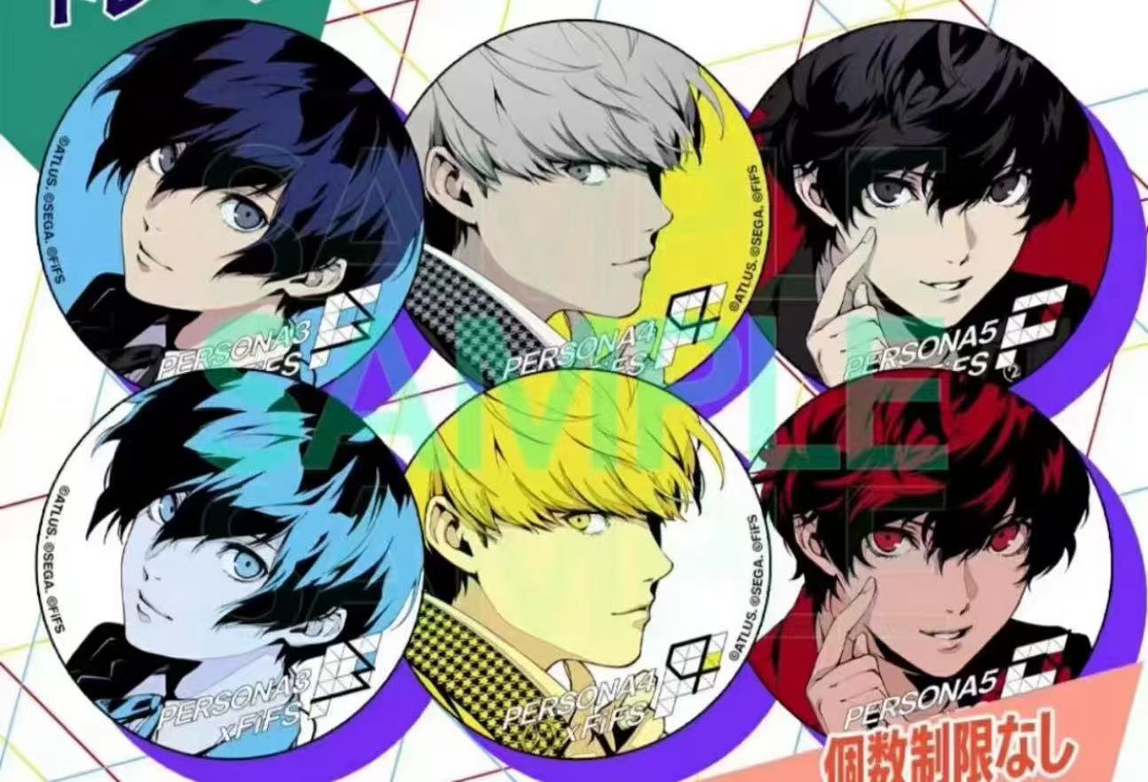 Persona- FiFS illustration Exhibbition Can Badge Collection