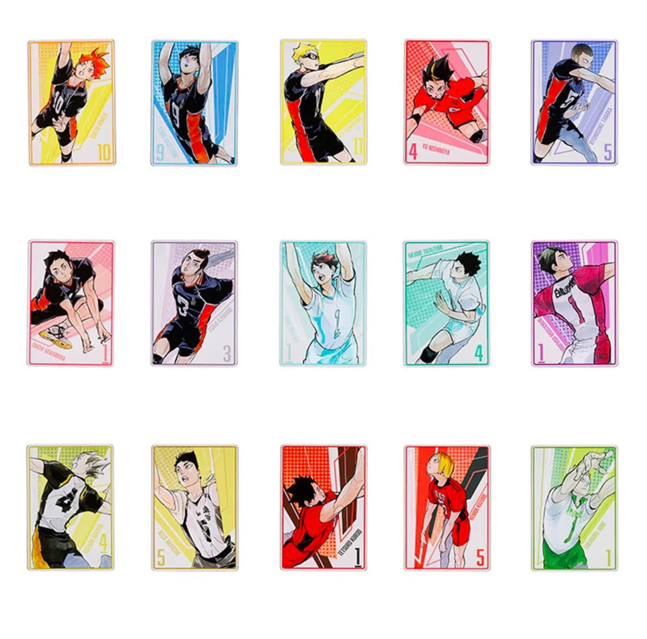 [Haikyuu!!] Original Art Clear Acrylic Collectible Card