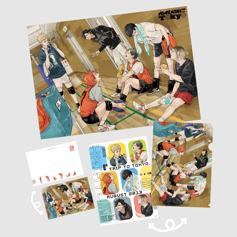[Haikyuu!!] Tokyo Training Camp Summer 2013 Postcard, Clear File & Clear Poster Set