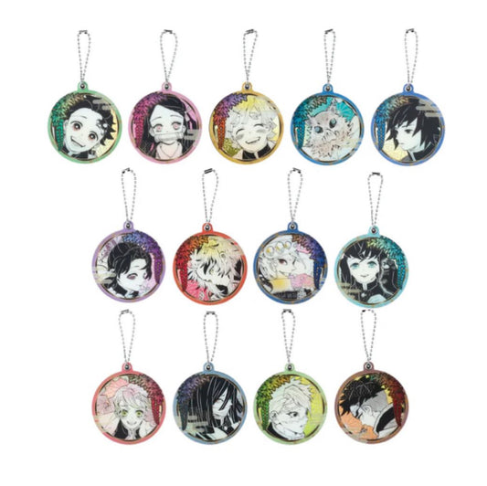 [Demon Slayer] Keychain With Acrylic Slide Mirror
