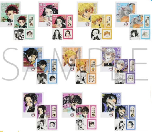 [Demon Slayer] Original Art Photo Card and Sticker Collection Vol.1