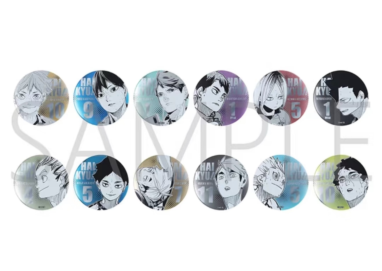 [Haikyuu!!] Fan Park Original Art Collective Badge 56mm