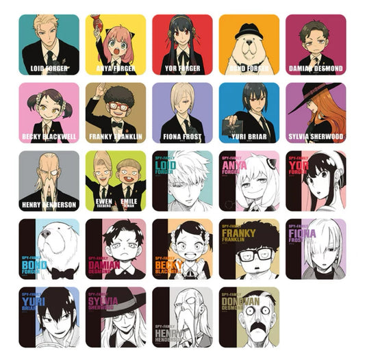 [Spy Family] Art Coaster 1pack/3coasters