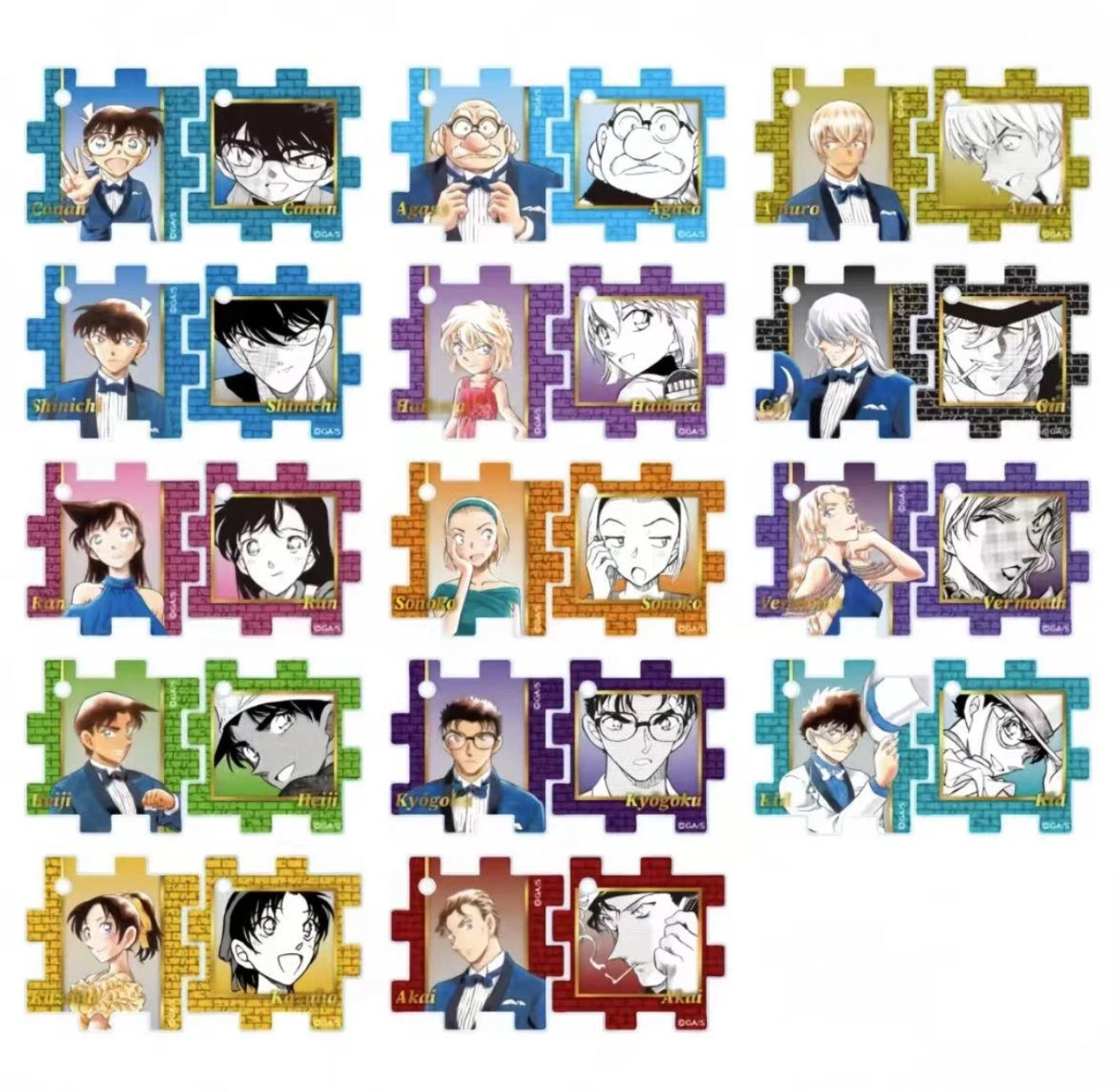 [Detective Conan] 30th Anniversary Exhibition Acrylic Puzzle Collection