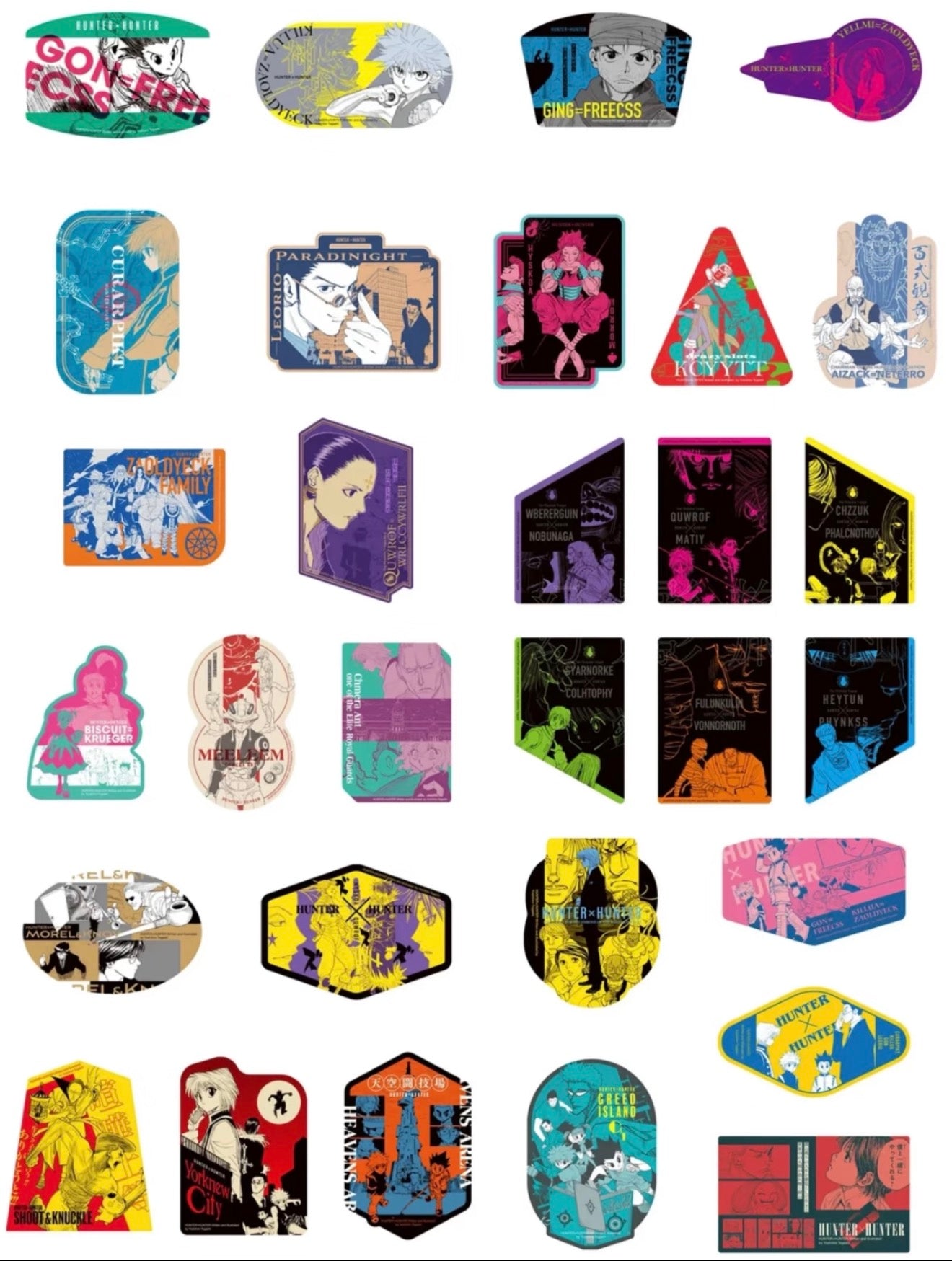 HUNTER×HUNTER- Original Die-Cut Card Collection