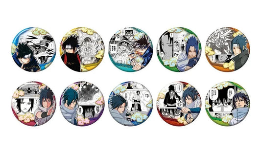 NARUTO- "HEROES" Collection Can Badge- Sasuke Uchiha