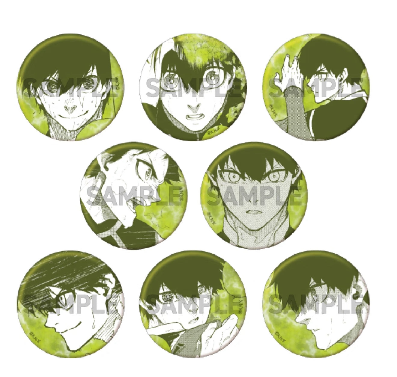 [Blue Lock] Yoichi Isagi Original Art Can Badge Collection Vol.1
