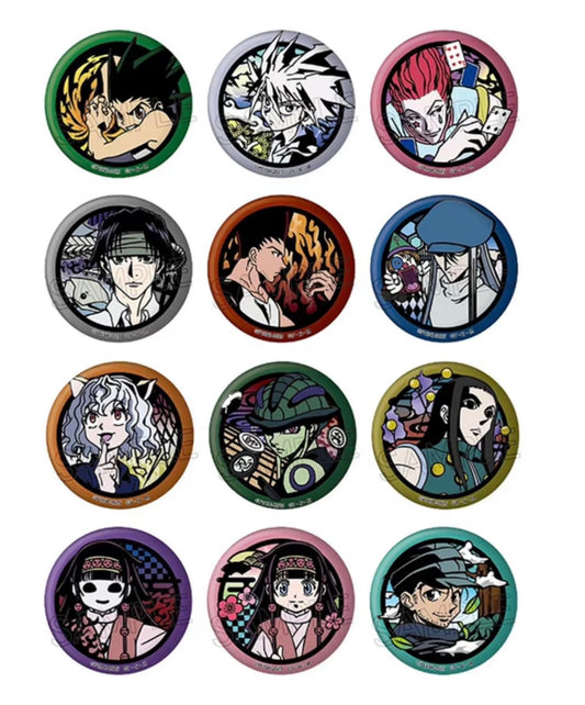[Hunter x Hunter] Washi Paper Can Badge Collection Vol.2
