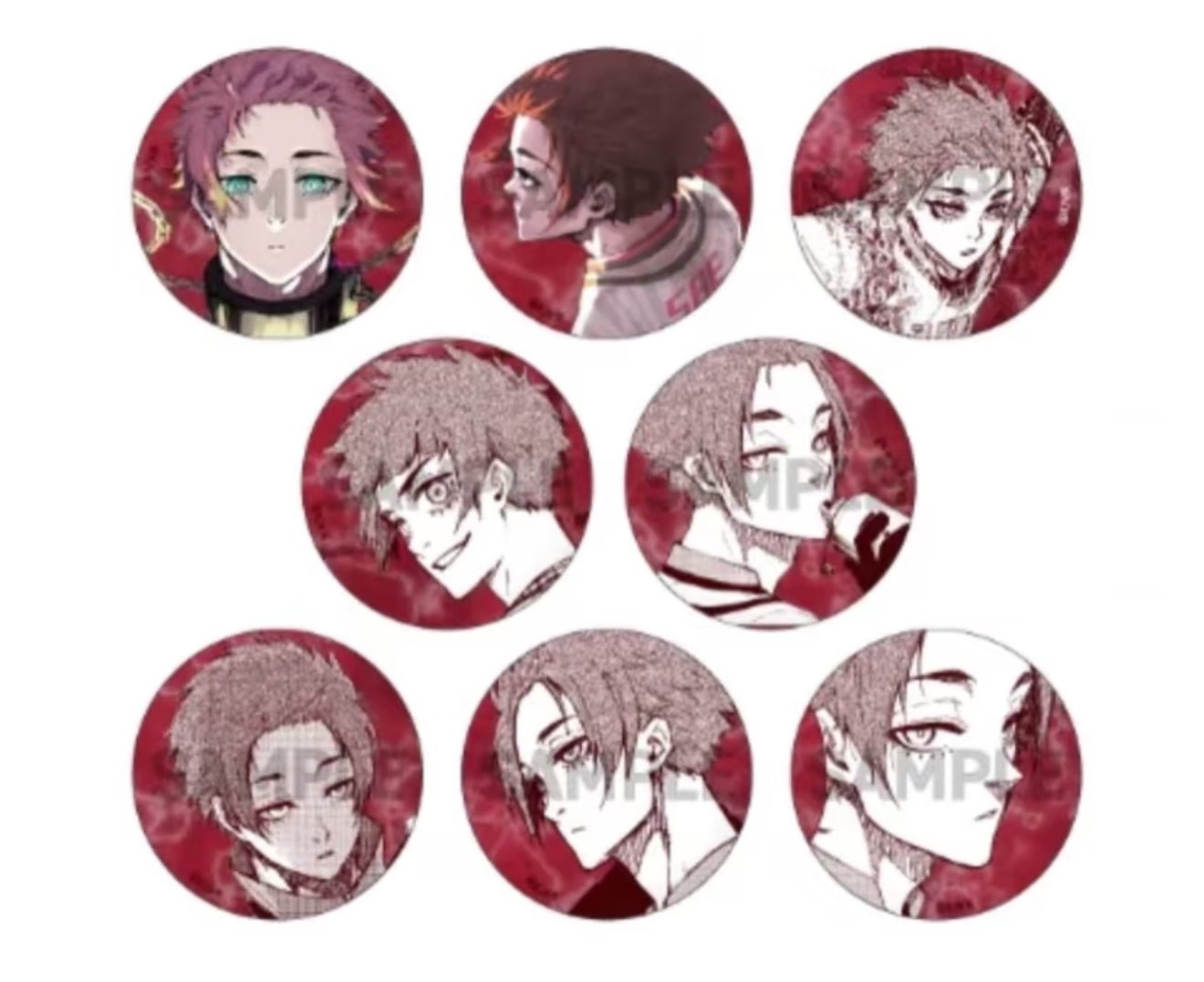 [Blue Lock] Sae Itoshi Original Art Can Badge Collection Vol.