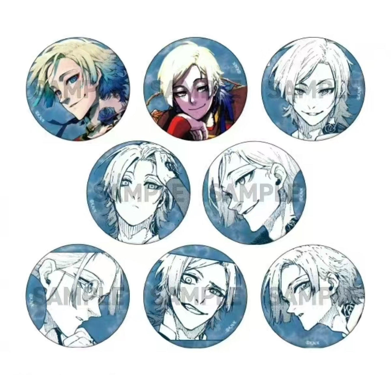 [Blue Lock]Michael Kaiser Original Art Can Badge Collection