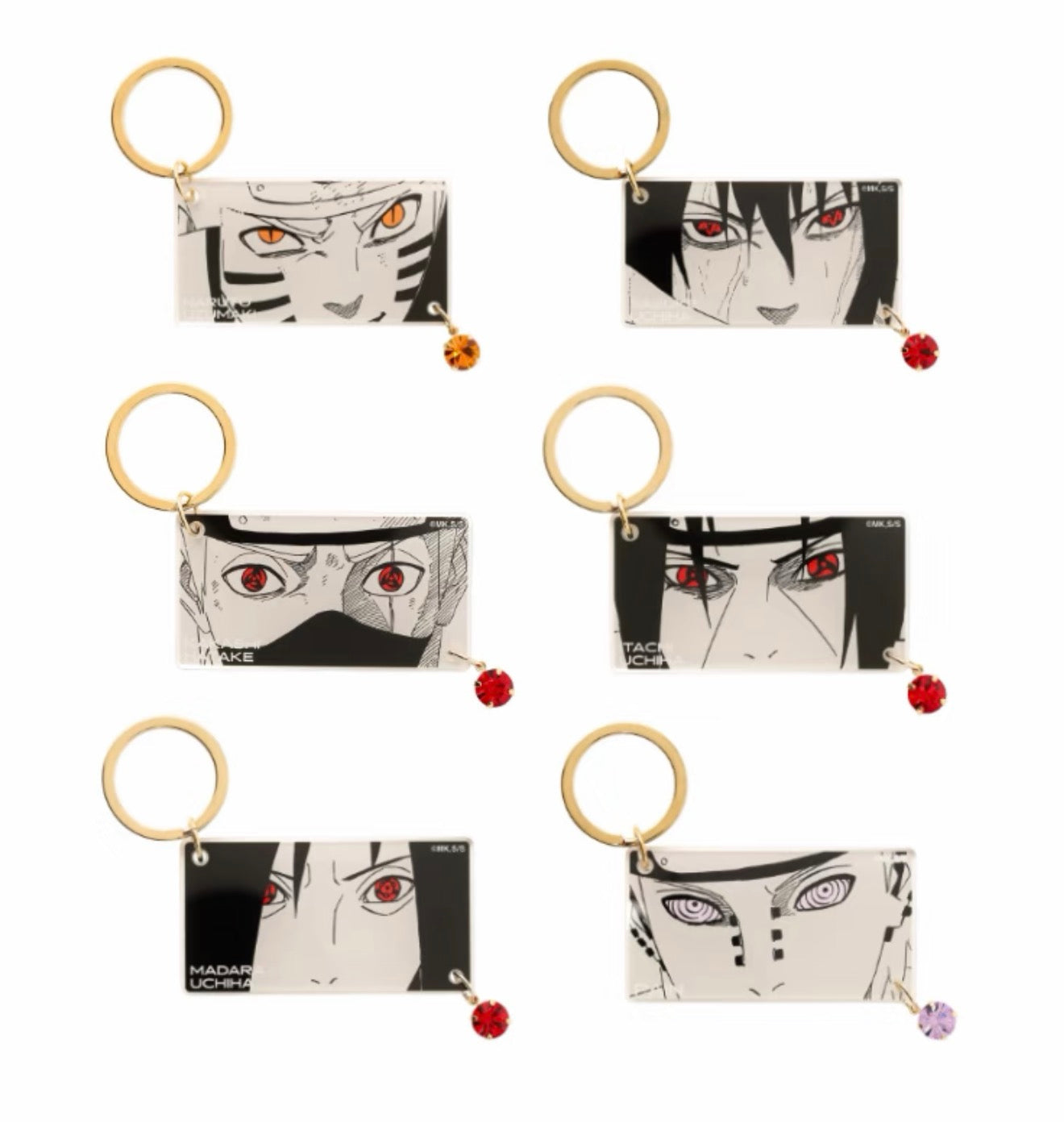 NARUTO- Foil Stamped Acrylic Keychain
