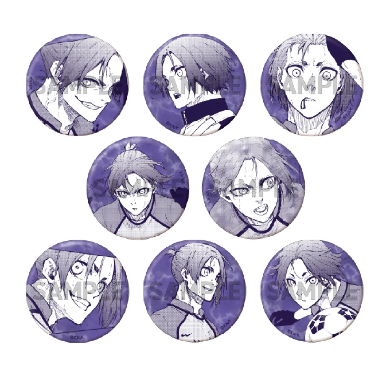 [Blue Lock] Reo Mikage Original Art Can Badge Collection Vol.1
