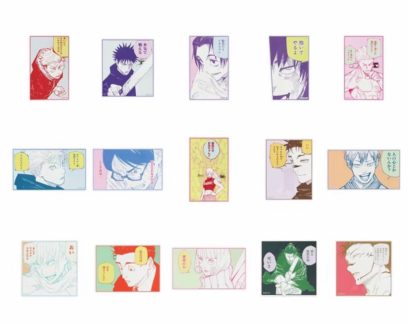 [Jujutsu Kaisen]- Exhibition Original Art Acrylic Pin Collection