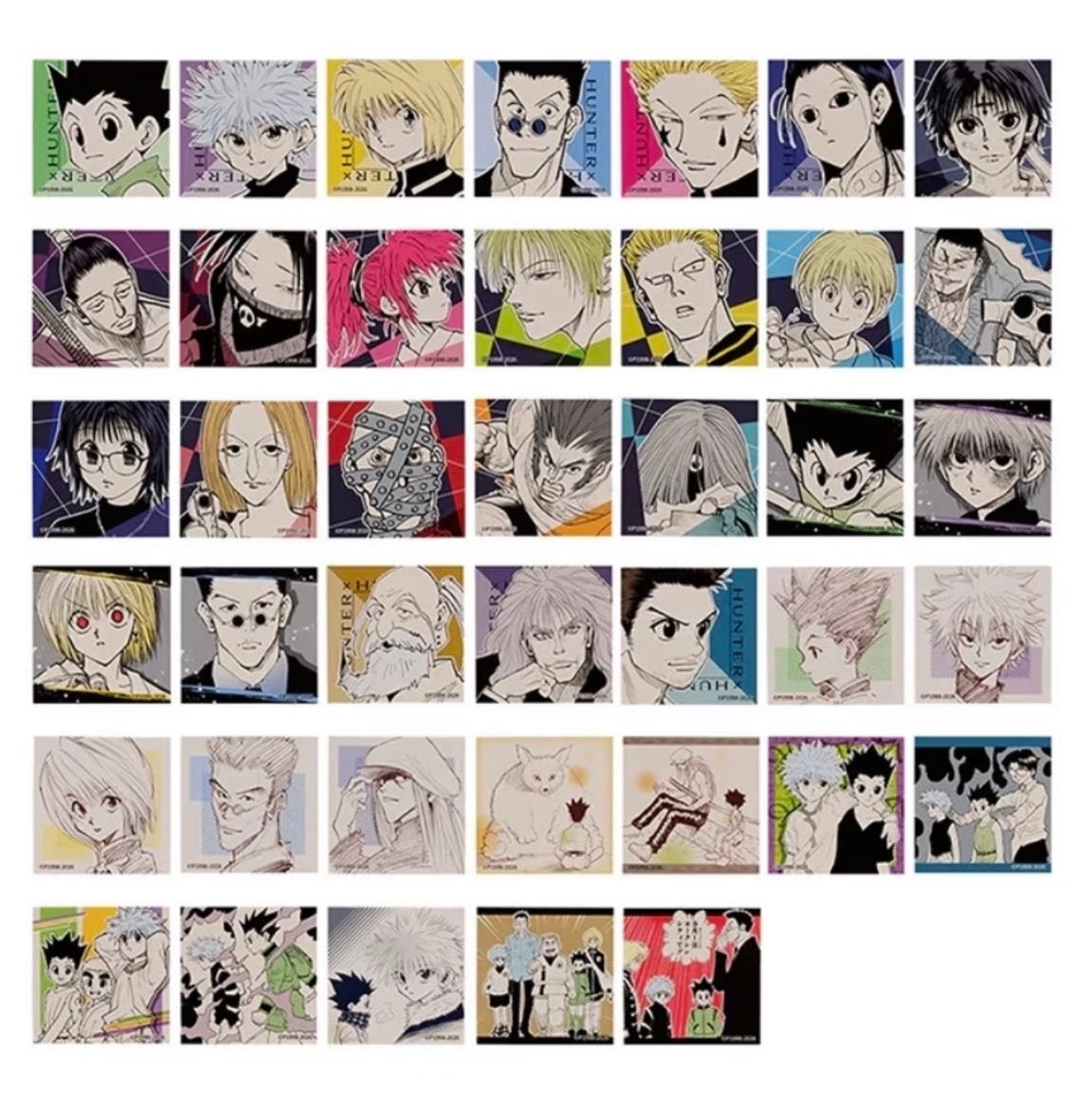 [Hunter x Hunter] Square Sticker Collection Vol.1