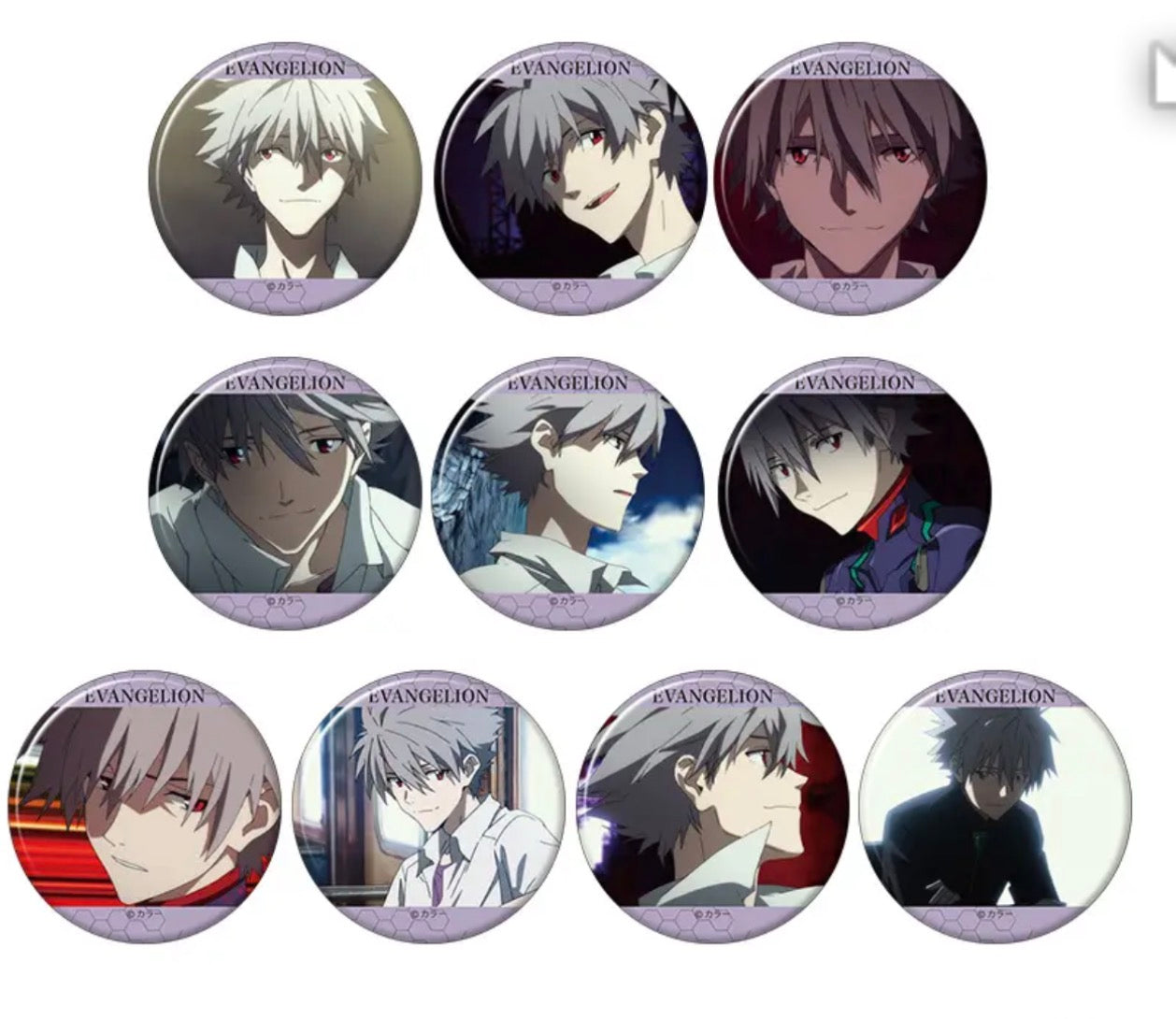 Evangelion-New Theatrical Edition Character Badge Collection / New Theatrical Edition