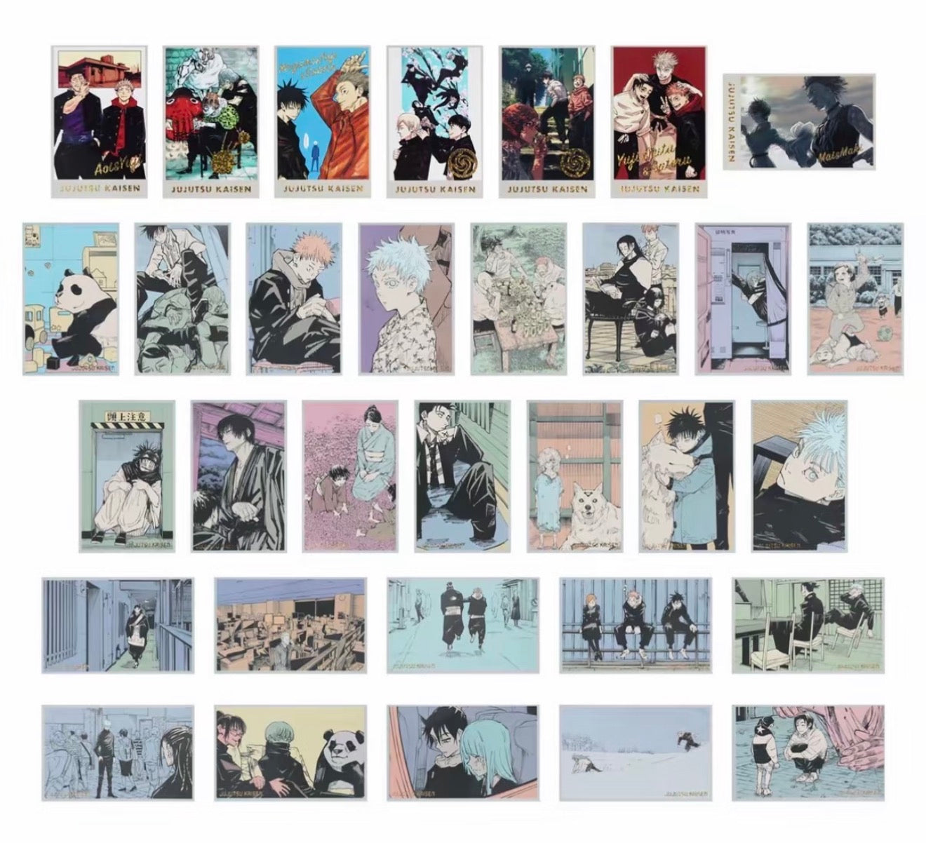 [Jujutsu Kaisen]- Exhibition Original Art Memorial Card Collection
