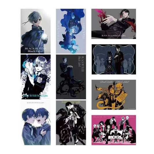 [Black Butler] Black Label Original Art Drawing Postcard Collection