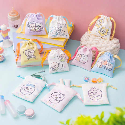 Chiikawa Baby Trading Mini Drawstring Bag (All 10 types)