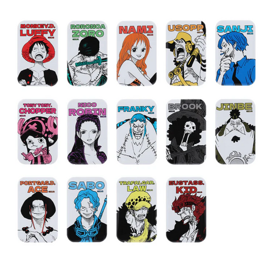 [ONE PIECE] Square Can Badge (with stand) Collection