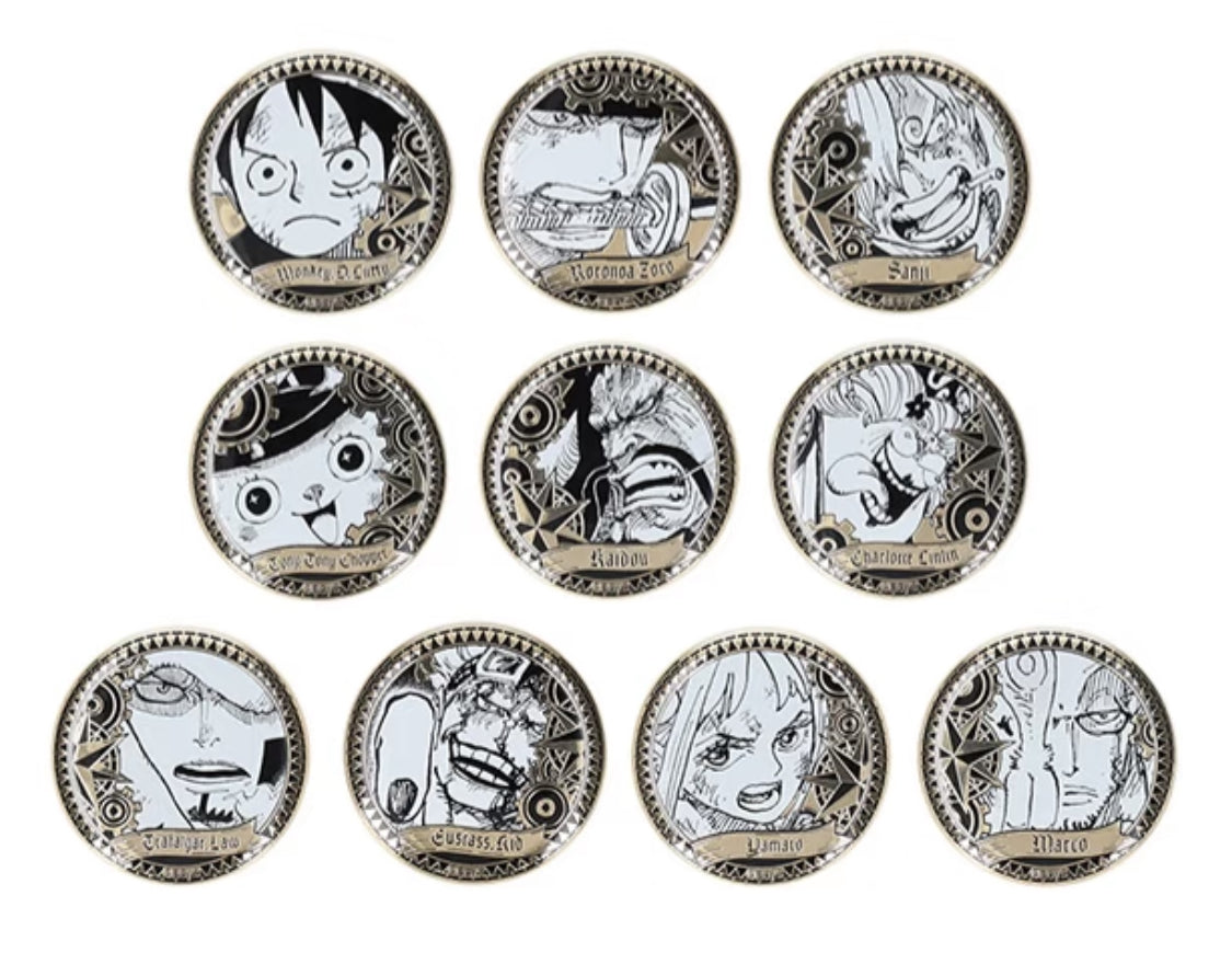 ONE PIECE- Ougon Can Badge Collection