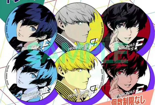 Persona- FiFS illustration Exhibbition Can Badge Collection