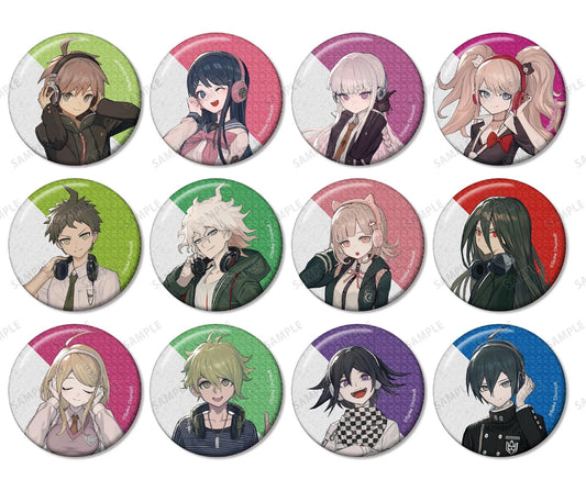 Danganronpa Series-Lack Illustration Headphone Badges