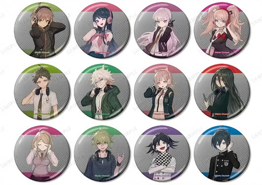 Danganronpa Series-Lack Illustration Headphone Badges