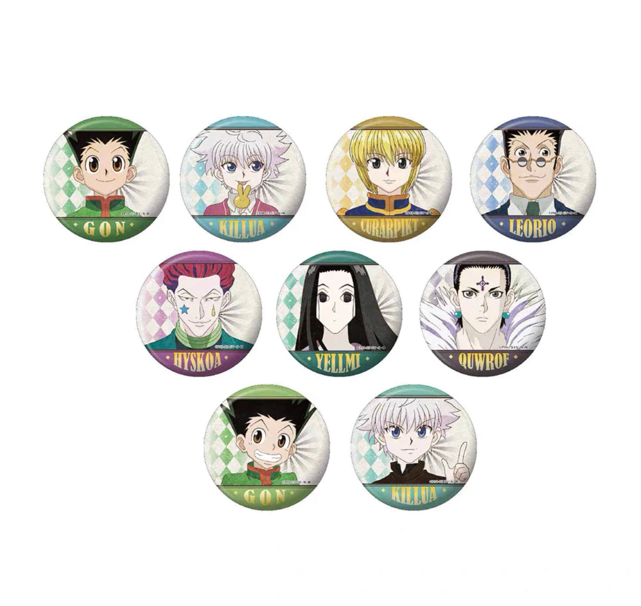[HUNTER×HUNTER] Vintage Series Can Badge Collection