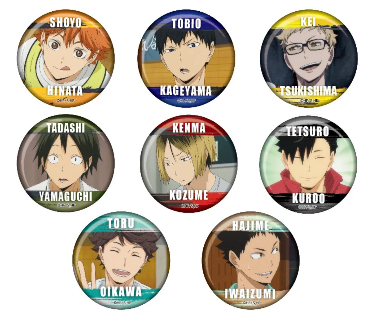 [Haikyuu!!] Scene Can Badge Collection Vol.3