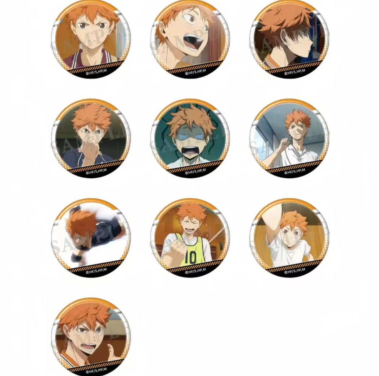 [Haikyuu!!] Can Badge Collection- Hinata Shoyo