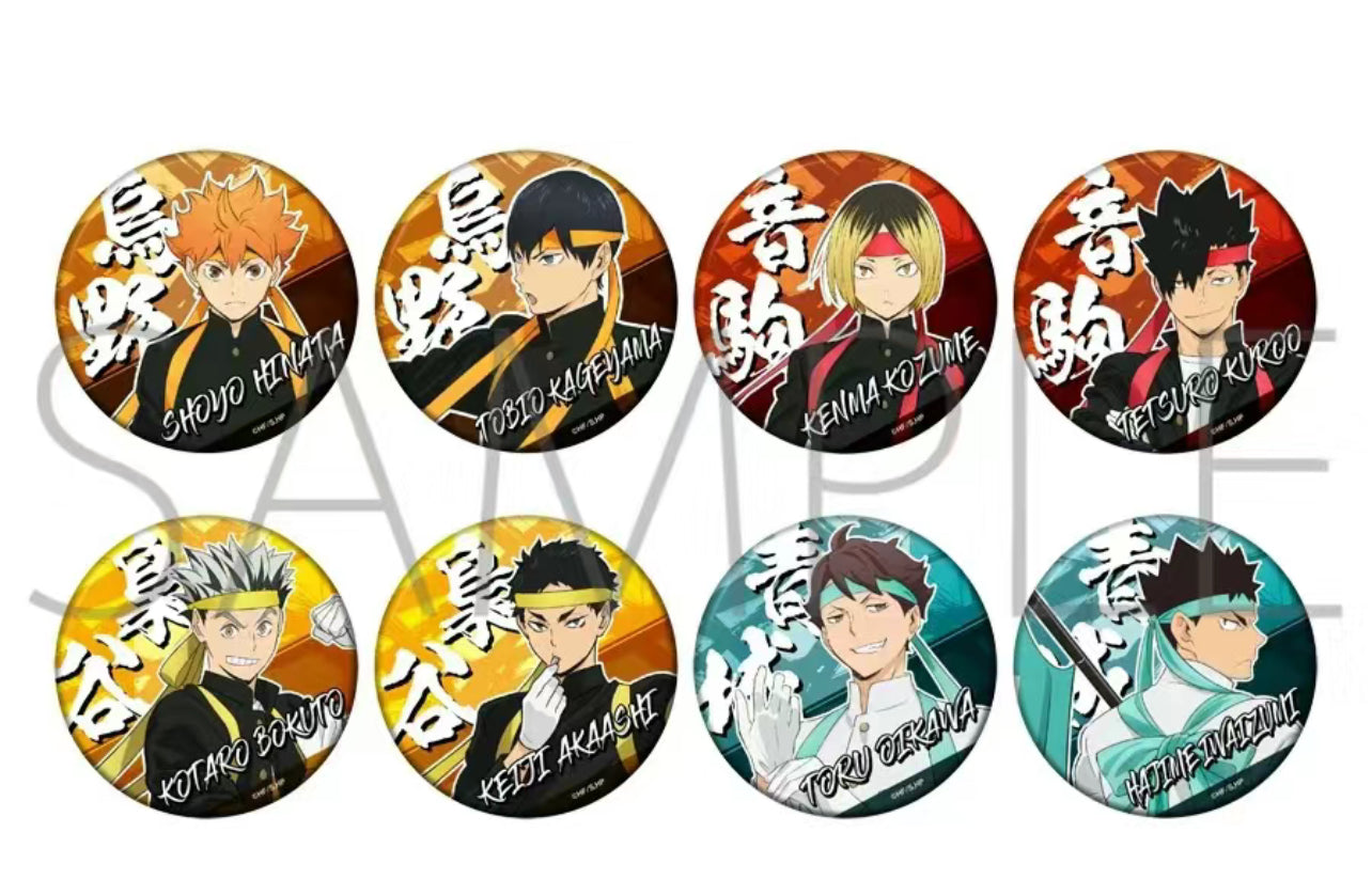 [Haikyuu!!] "Cheerleaders" Can Badge Collection Original ver.