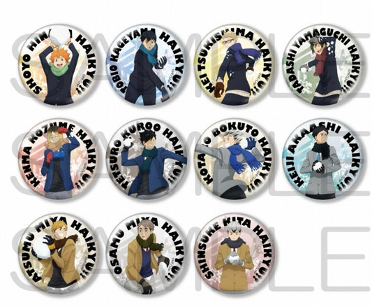 [Haikyuu!!] "Snow Fight" Can Badge Collection
