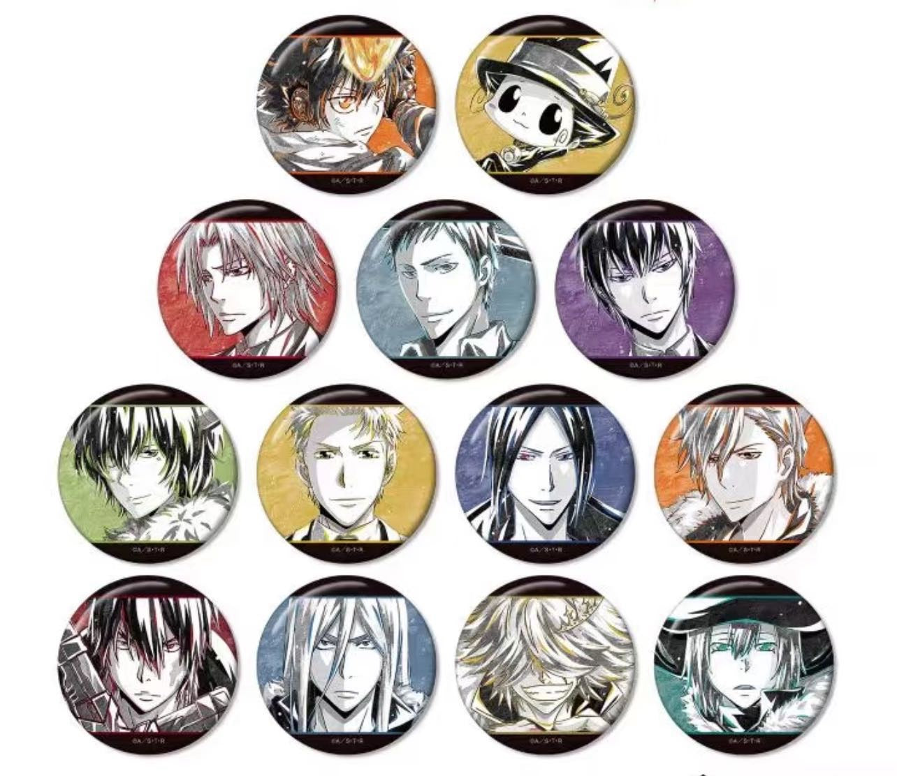 [Katekyo Hitman Reborn!] Ani-Art BLACK LABEL Can Badge Collection