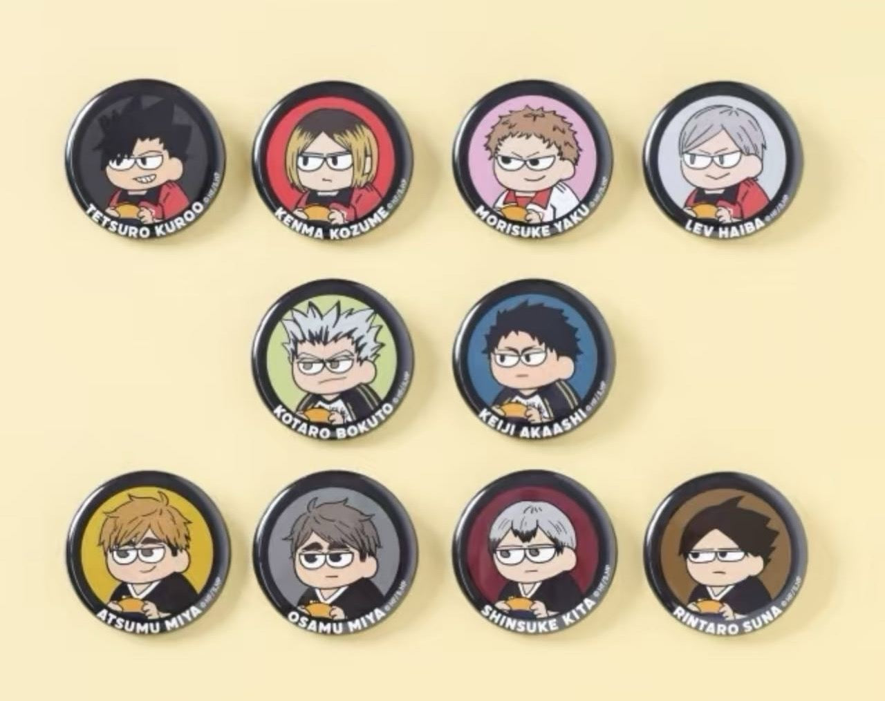 [Haikyuu!!] Harutaka Box Can Badge Collection