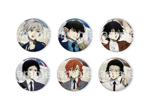 [Bungo Stray Dogs] Business Trip Series Can Badge Collection