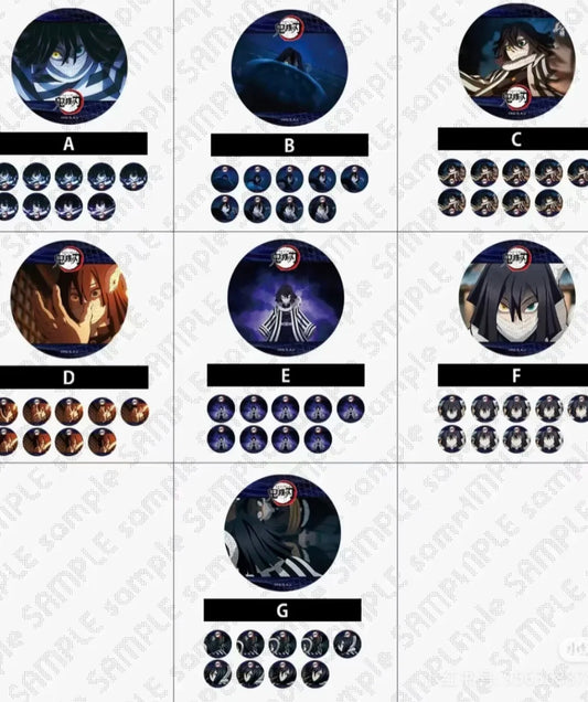 [Demon Slayer] Iguro Obanai Lenticular Collectible Can Badge