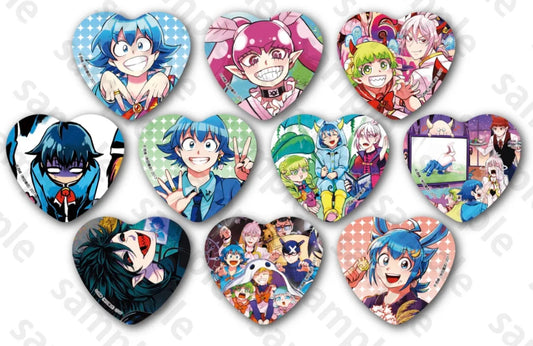 [Welcome to Demon School! Iruma-kun] Heart-shaped Can Badge Collection