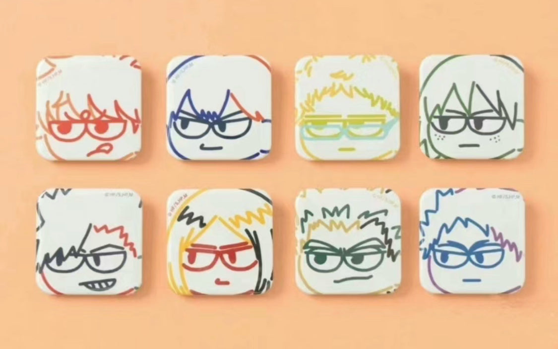 [Haikyuu!!] Can Badge Collection Line Art Ver.
