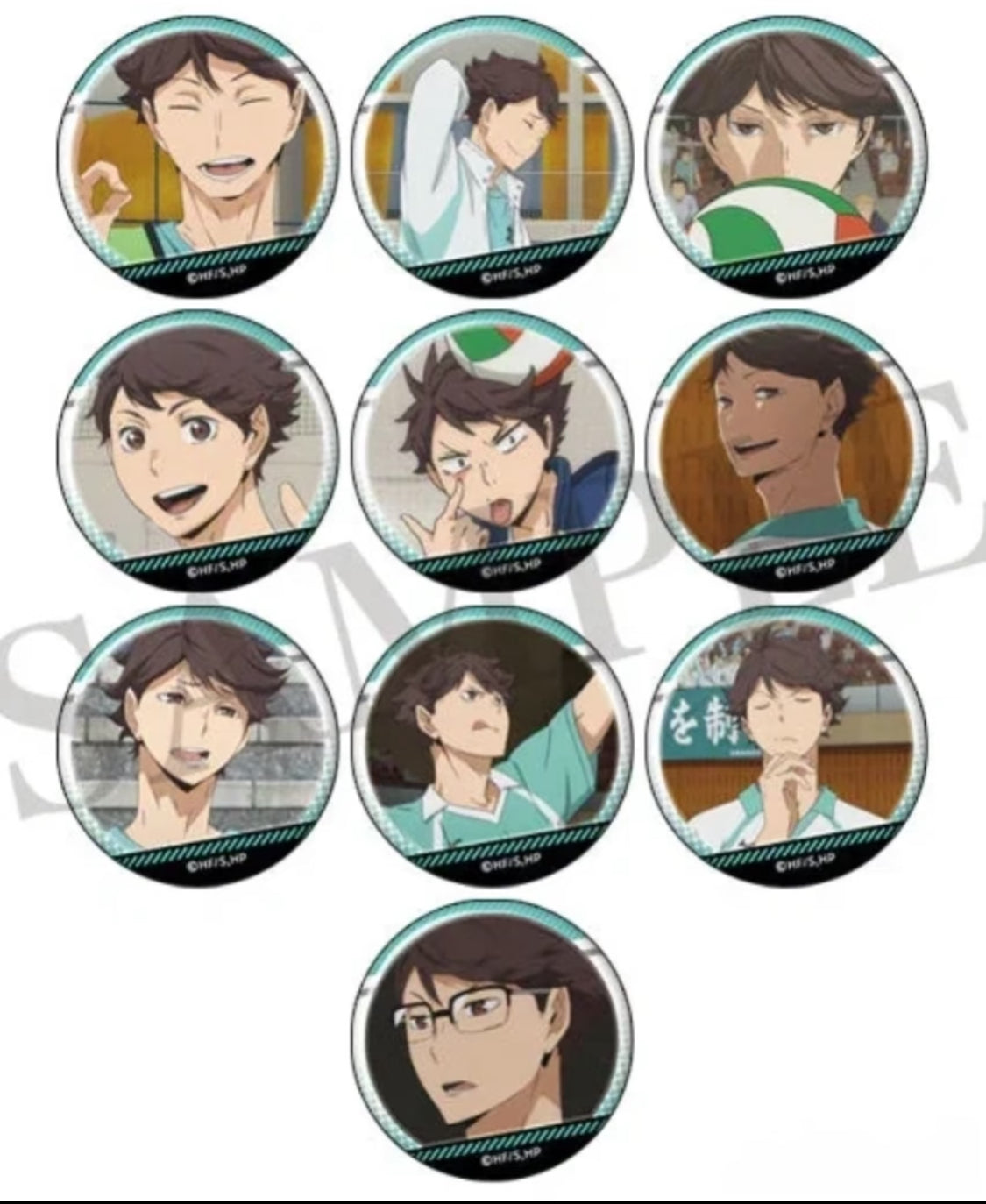 [Haikyuu!!] Can Badge Collection- Oikawa Tooru