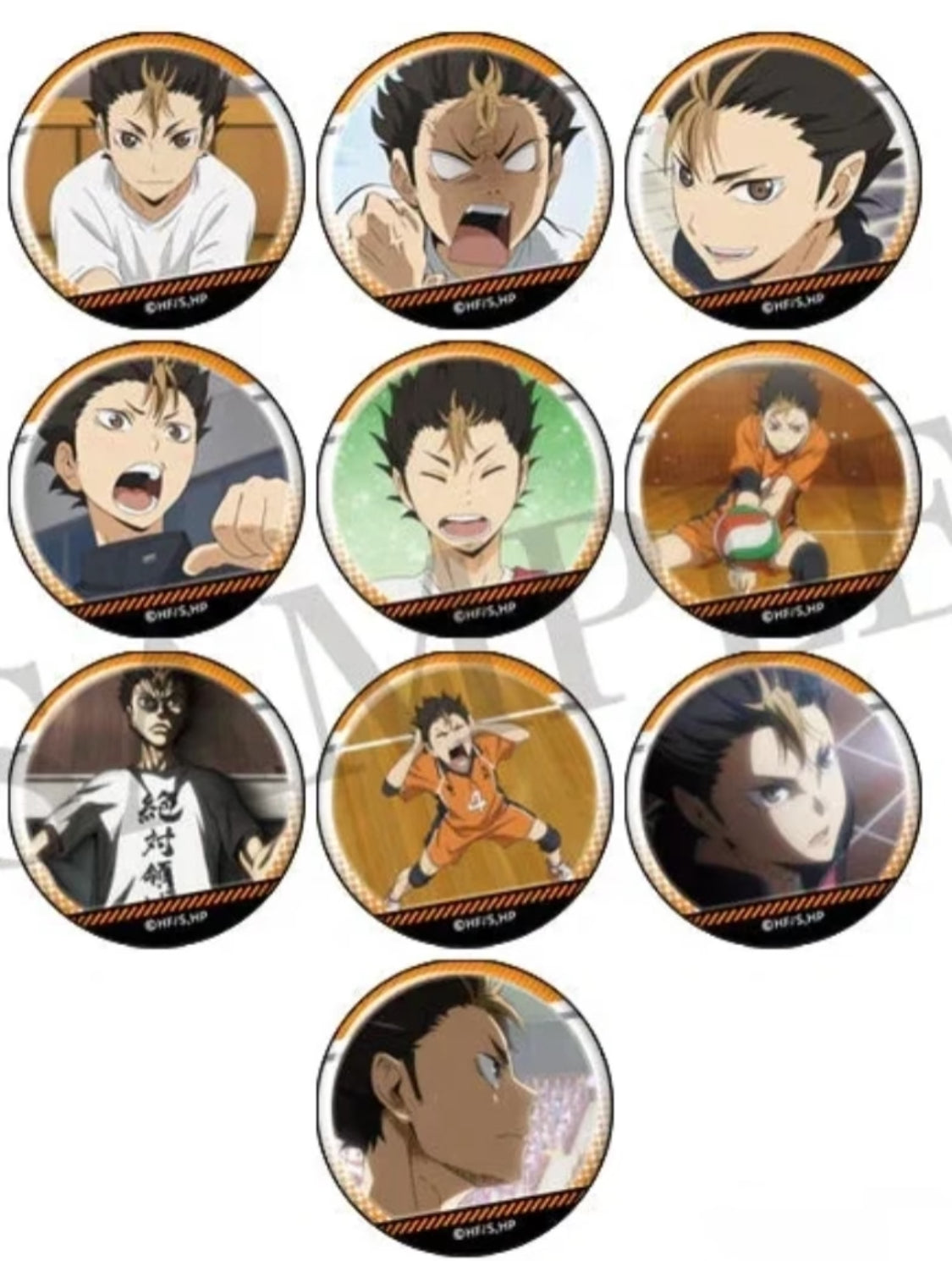 [Haikyuu!!] Can Badge Collection- Nishinoya Yū