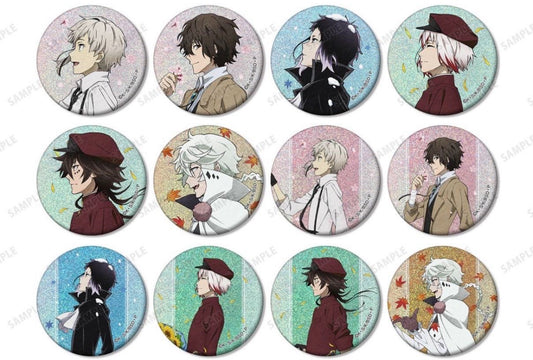 [Bungo Stray Dogs] Newly Illustrated Seasonal Progress Holographic Can Badge Collection