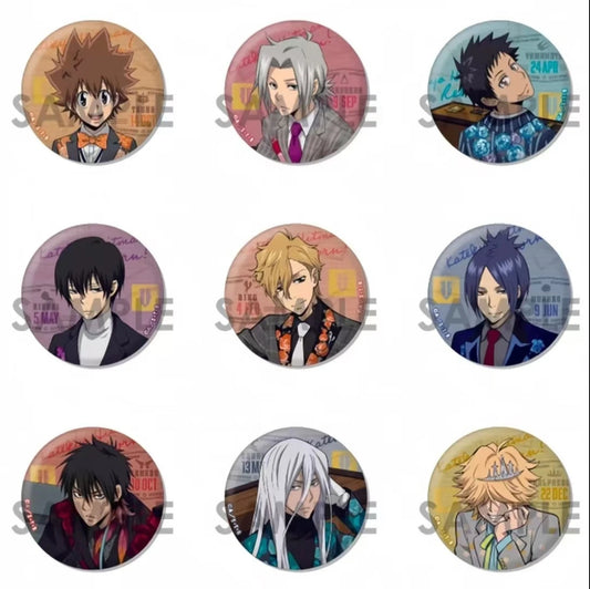[Katekyo Hitman Reborn!] Limited Edition 'TRUNK' Can Badge Collection