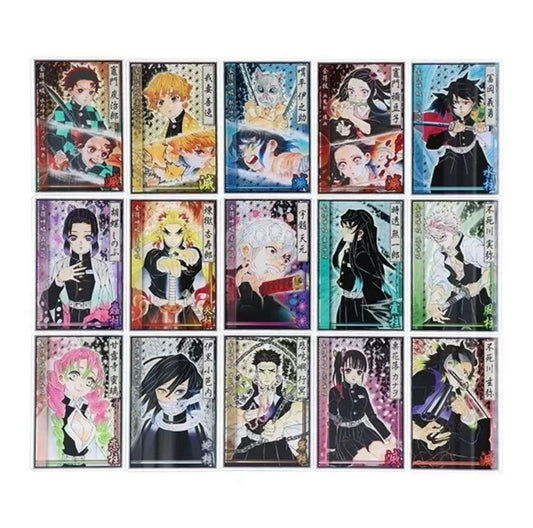 [Demon Slayer] Original Art Clear Acrylic Collectible Cards