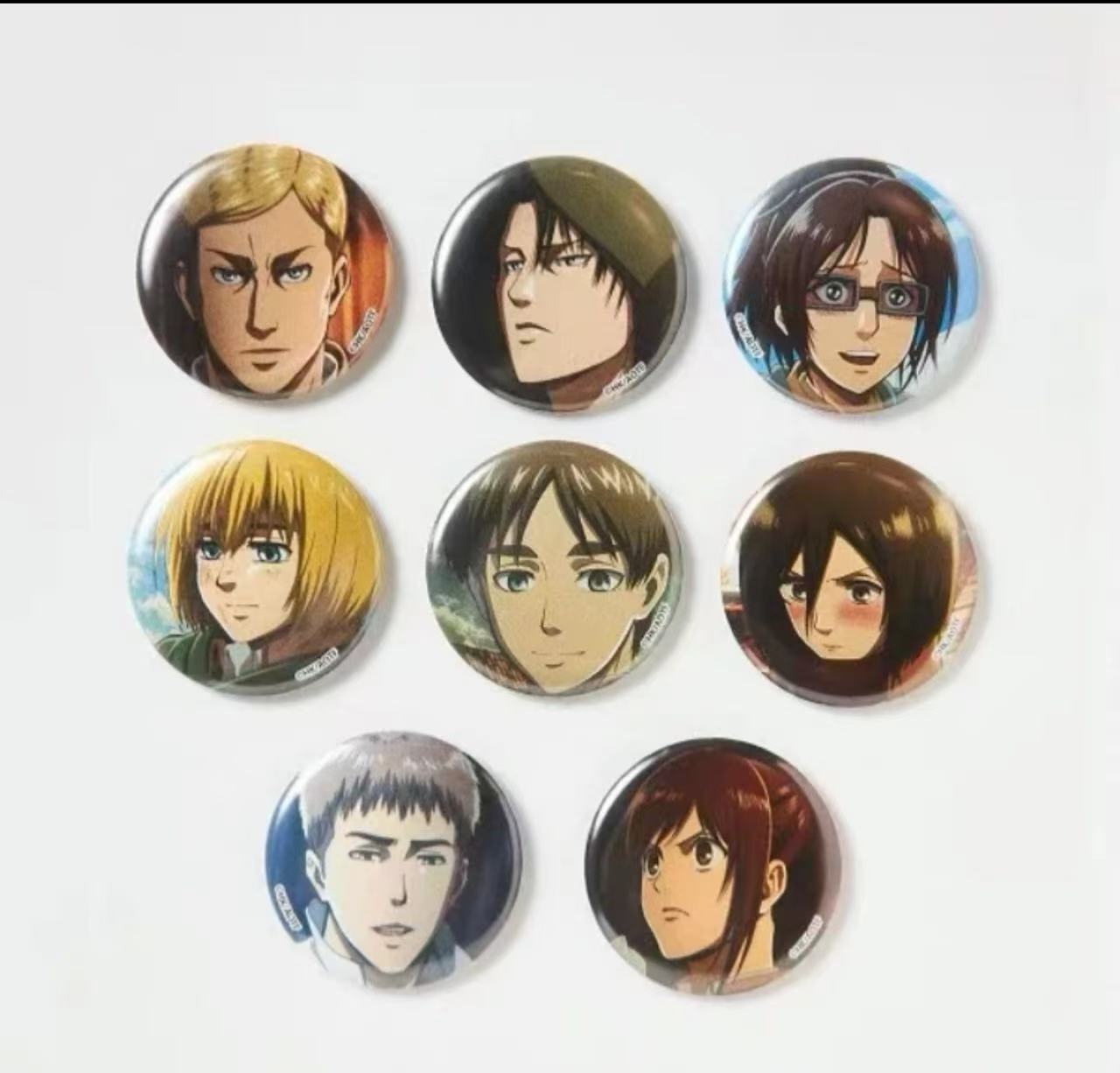 [Attack on Titan] Re:lighting Trading Can Badges Collection