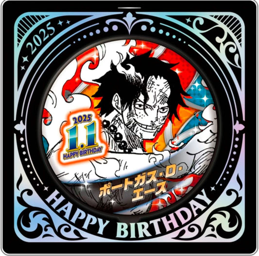 [One Piece] Ace 2025 Birthday Collectible Pin Badge